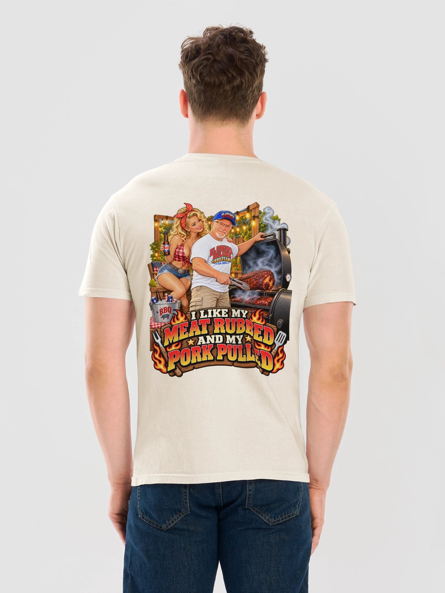 El Cheapo Deluxe BBQ Team - Pulled Pork Tee product image (124)