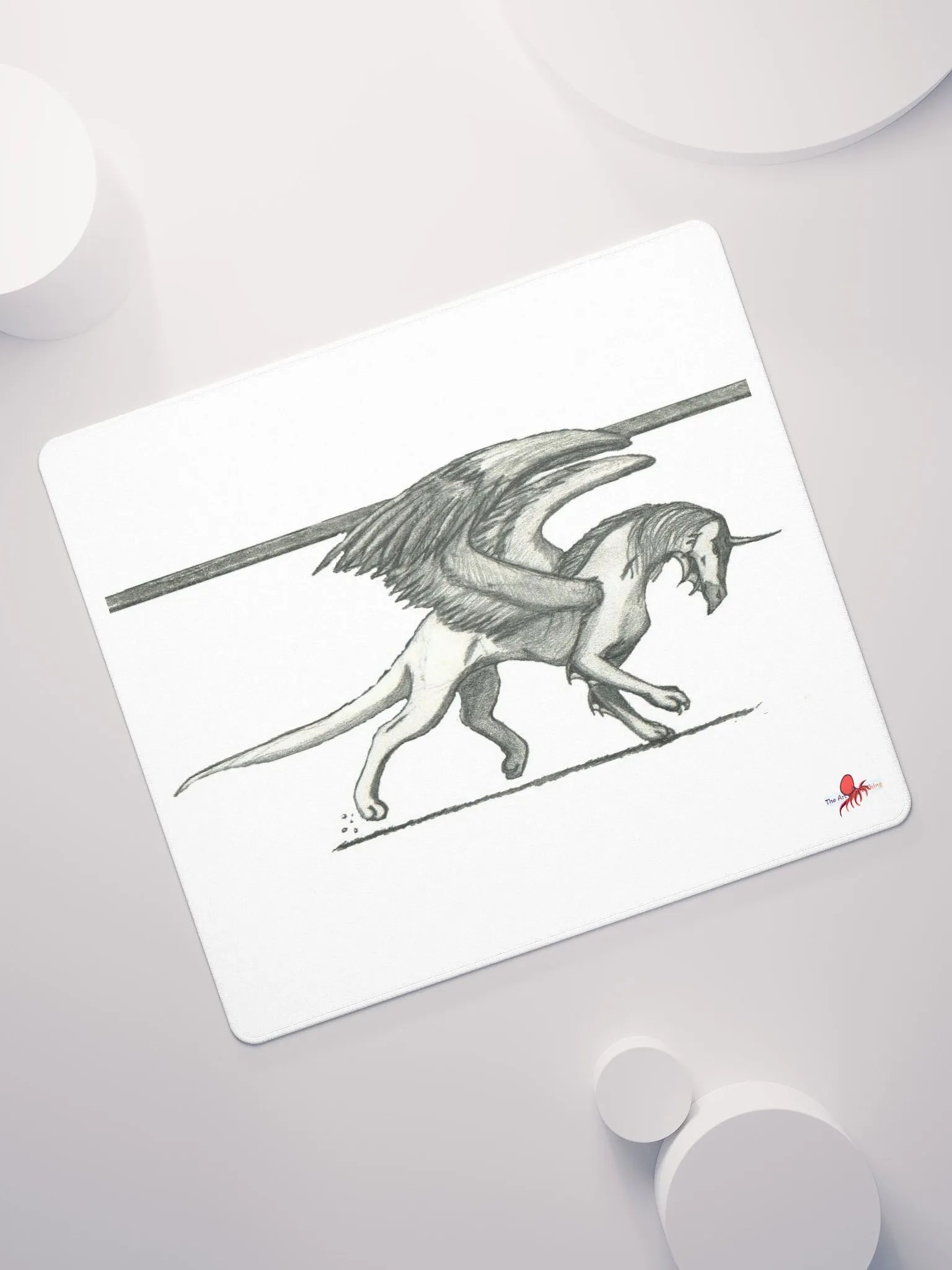 Feathered Wing Dragon Mouse Pad product image (11)