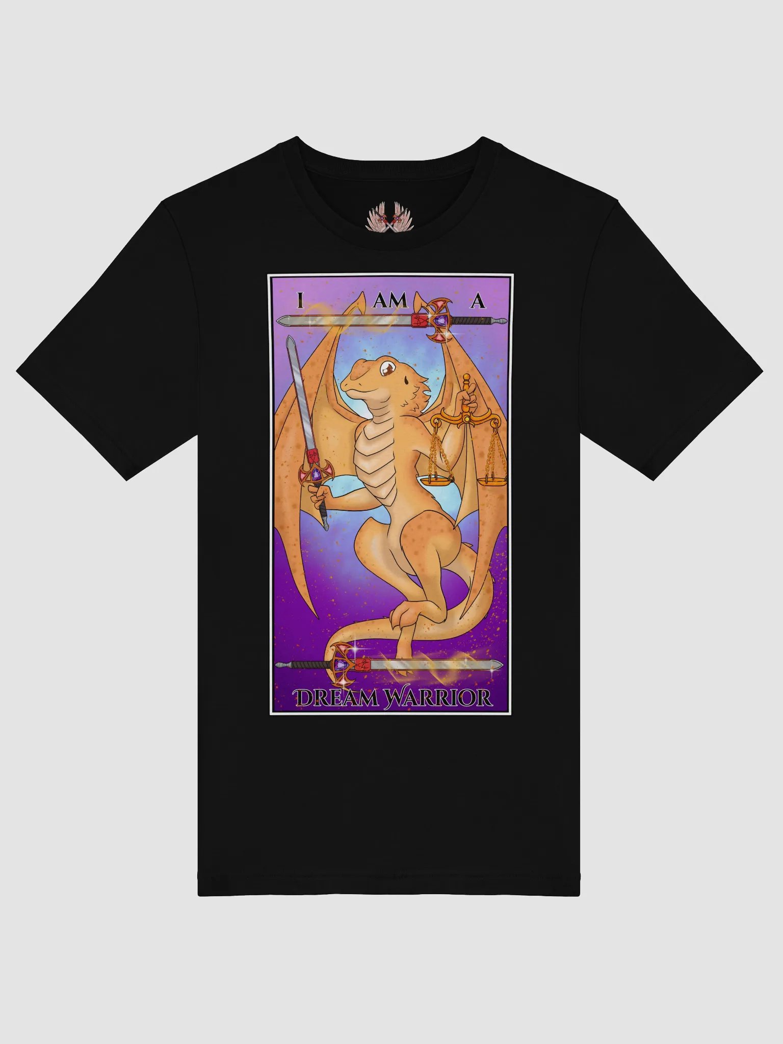 Day of the Dragon "Justice" Tarot Card T-Shirt product image (5)