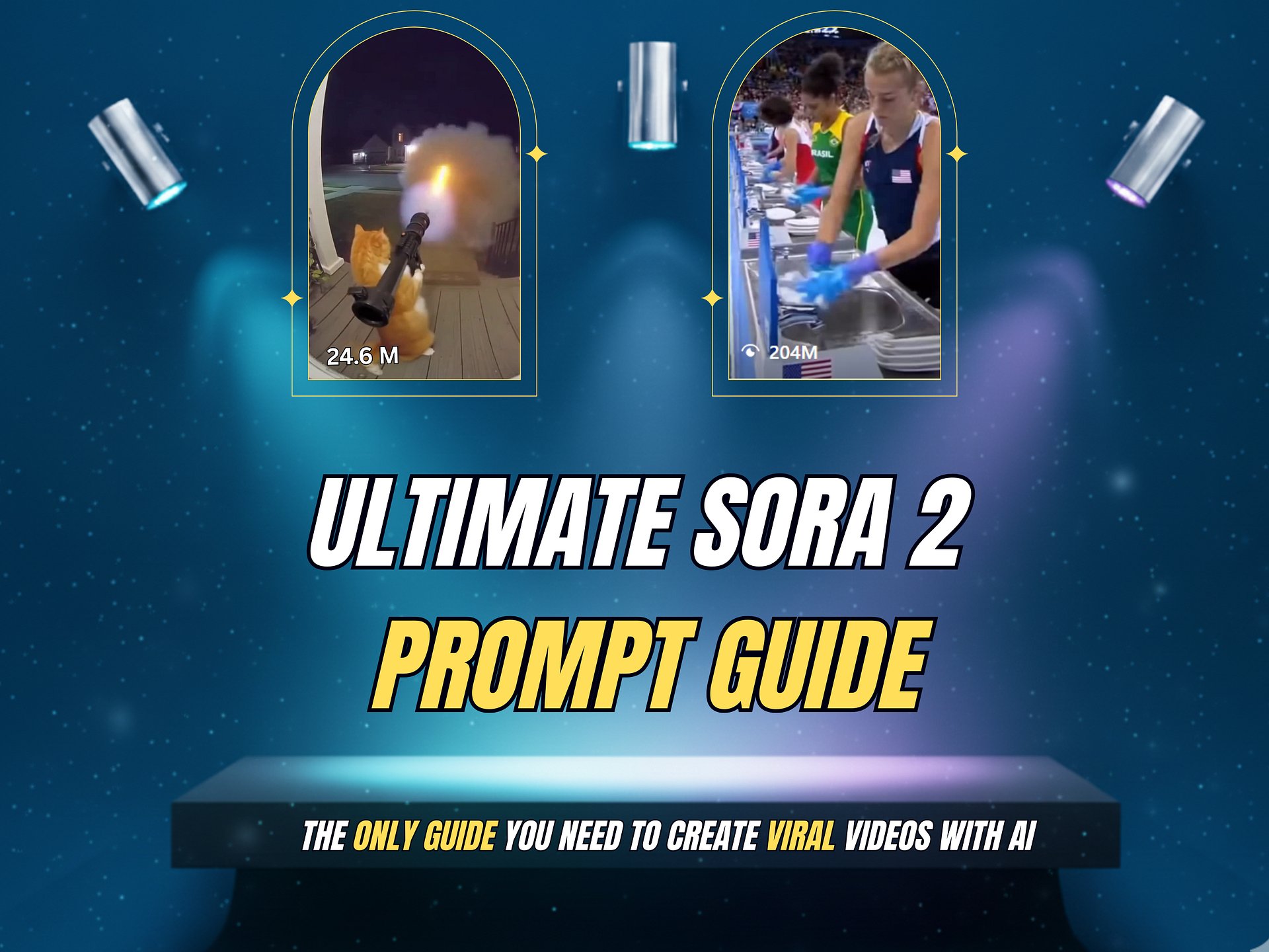 Ultimate Sora 2 Prompt Guide | Master Prompt Template + Viral Video Prompts product image (9)