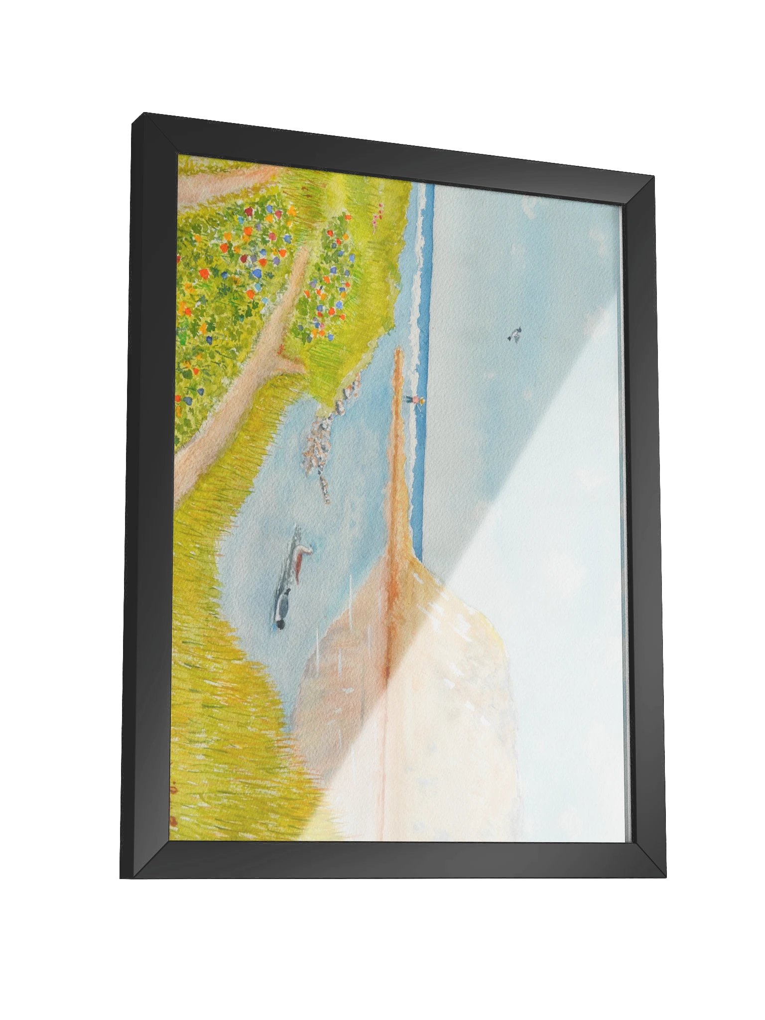 Lone Fisherman By The Sea product image (3)
