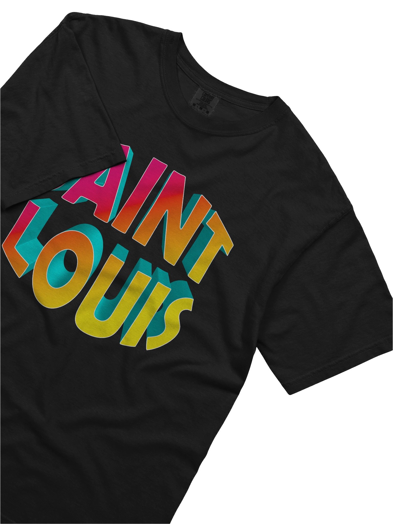 SAINT LOUIS 3D Gradient Comfort Colors Heavyweight Tee product image (5)