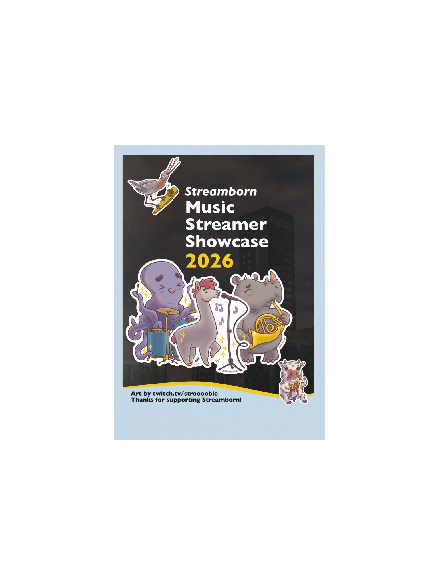Streamborn 2026 (Band) - Bedroom ArtPoster (Smoll) product image (1)