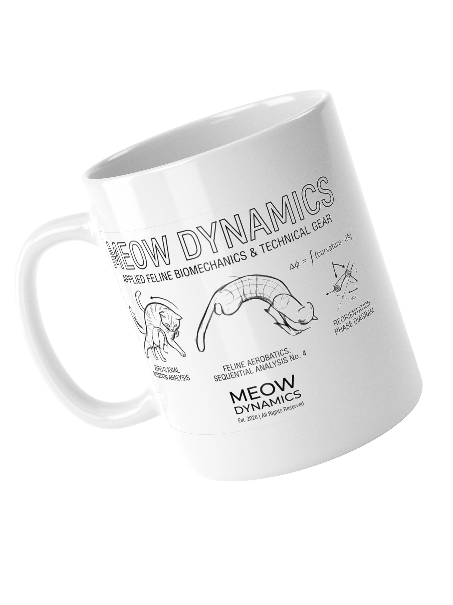 Meow Dynamics Feline Biomechanics Mug product image (5)
