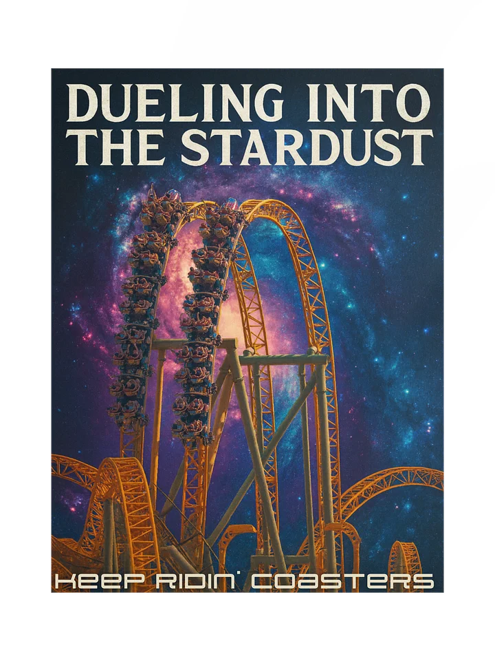 Stardust Keep Ridin' Coasters Poster | 18x24" product image (1)