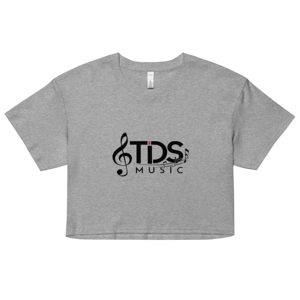 TDS Music Women's Cropped T-Shirt with Music Note Logo in Multiple Colors (XS-XL) product image (7)