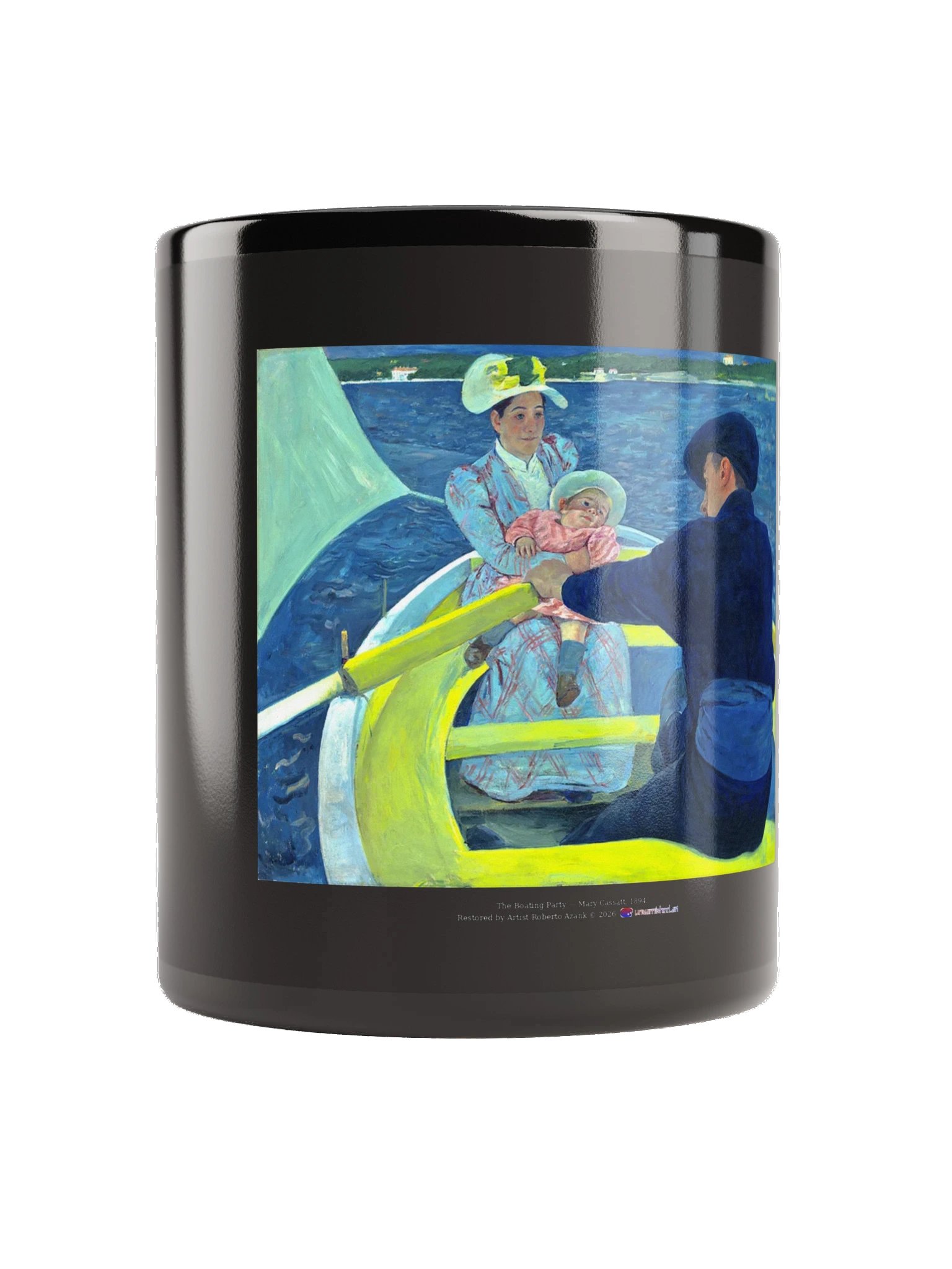 The Boating Party — Black Mug product image (2)