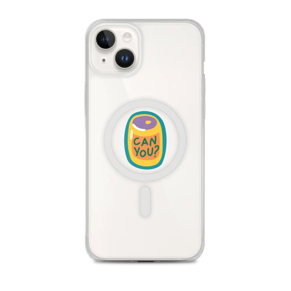 Mystic Can You? iPhone® MagSafe® Clear Case product image (1)