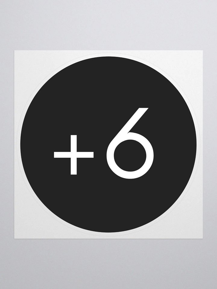 +6 logo sticker product image (1)