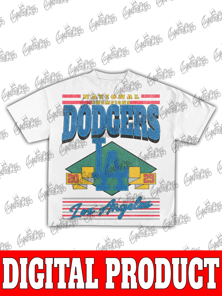 Los Angeles Dodgers 2025 National Champions LA Badge Graphic product image (2)