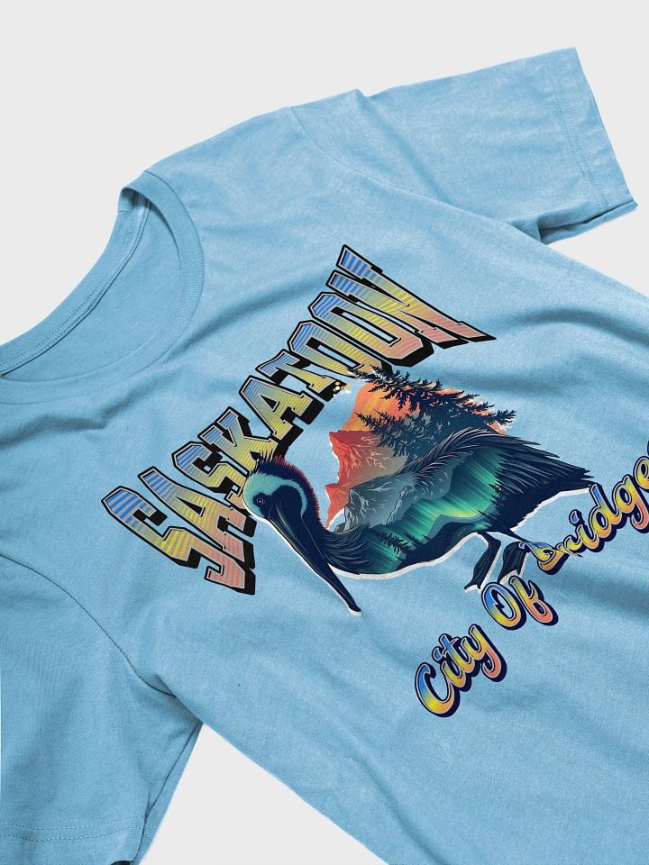 Saskatoon City Of Bridges Pelican Iconic Comfort T-Shirt product image (2)