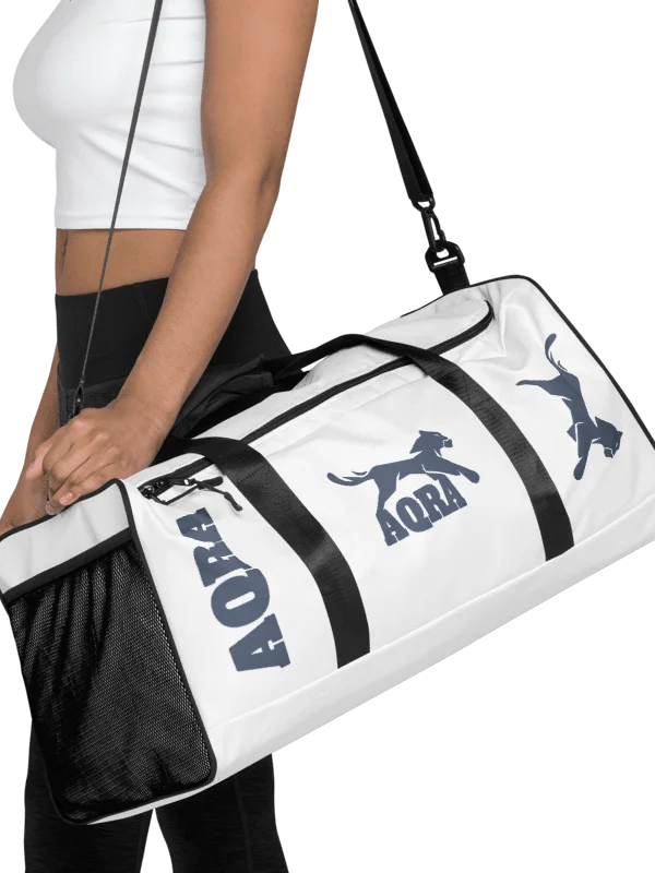 AQRA Signature All-Over-Print Duffle Bag product image (1)