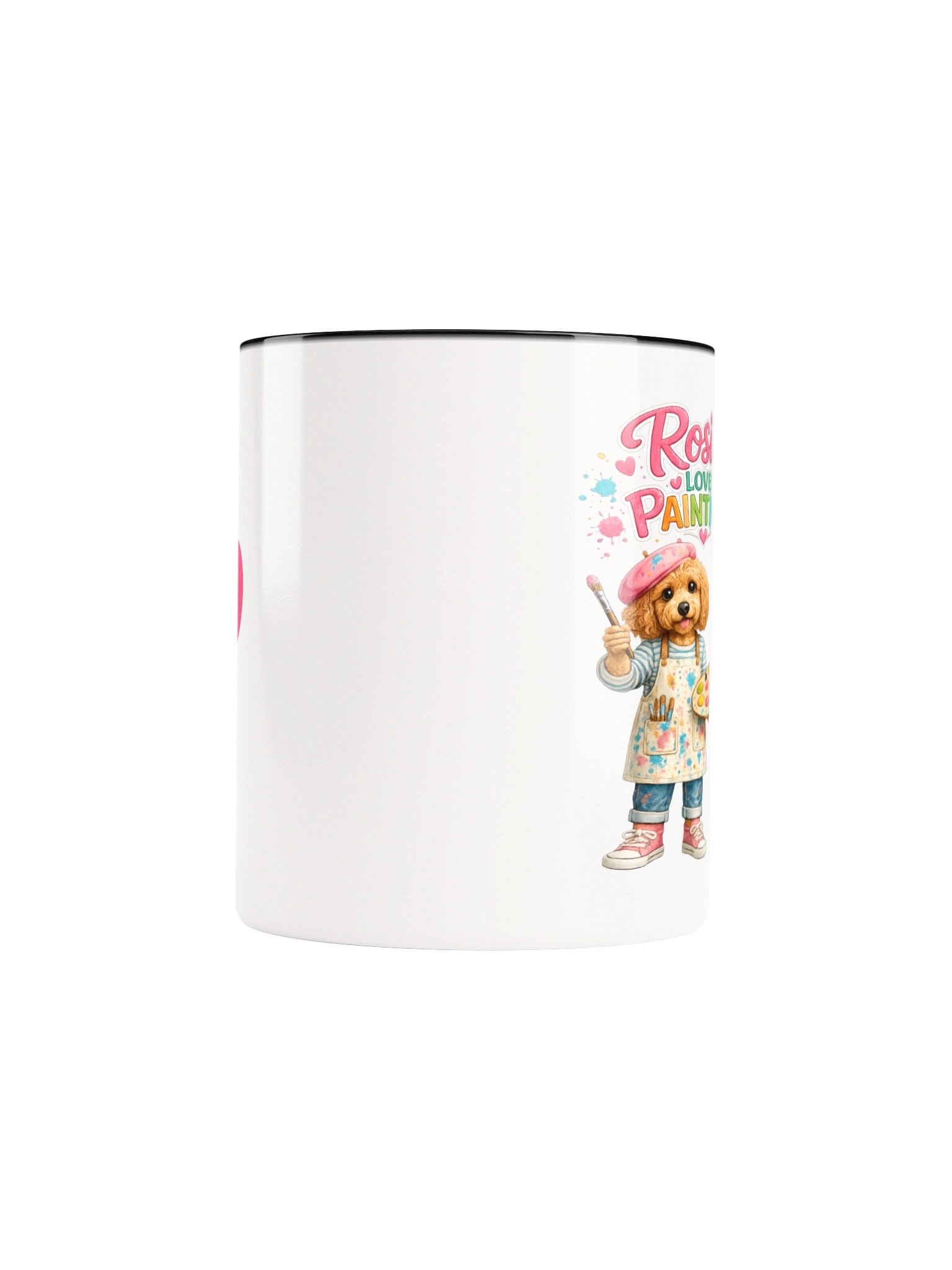 Rosie Loves Painting Paw Print Mug product image (23)