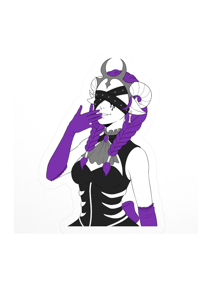 Waifu Cup Style Portrait Sticker product image (1)