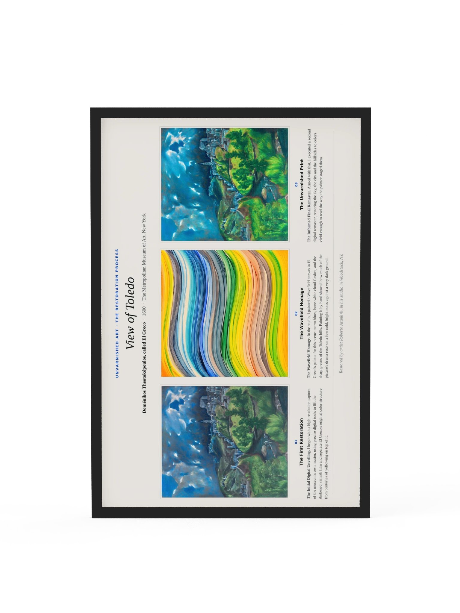 View of Toledo — Framed Process Poster product image (1)