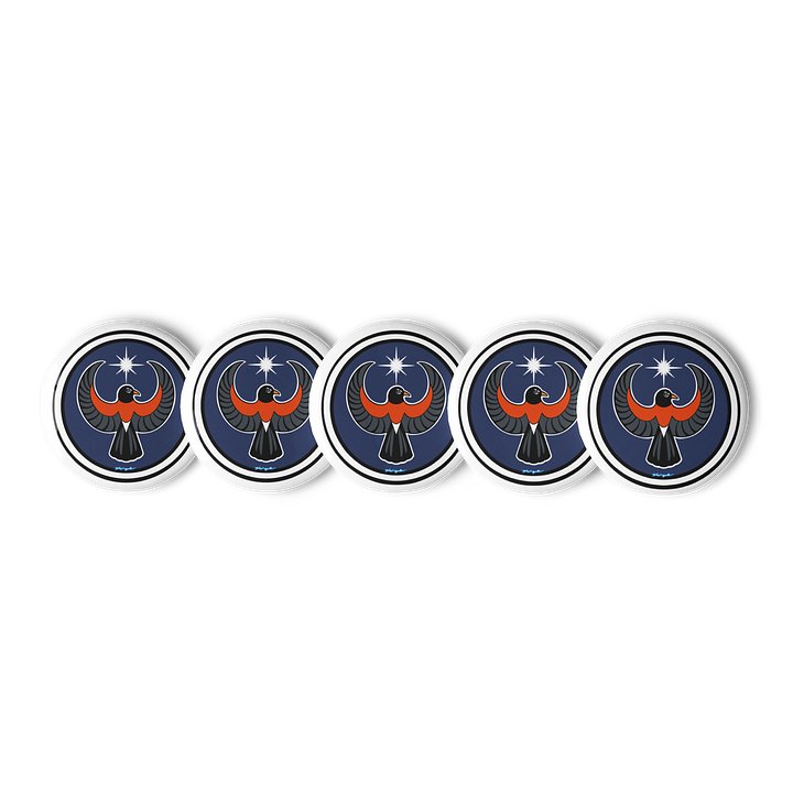 American Robin- Resistance. CT, MI, WI. (5-pack buttons) product image (1)