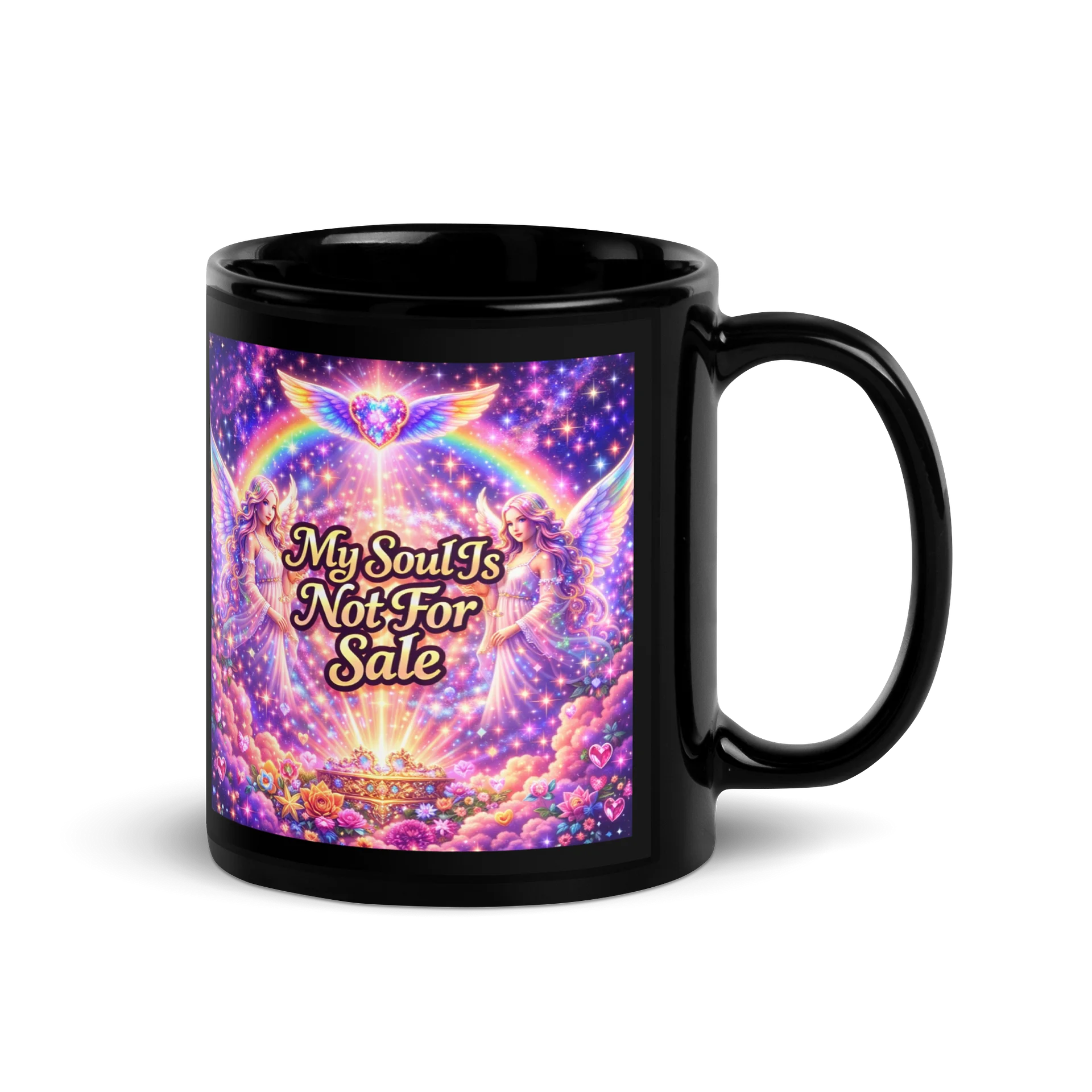 My Soul Is Not For Sale Statement -Black Mug product image (3)
