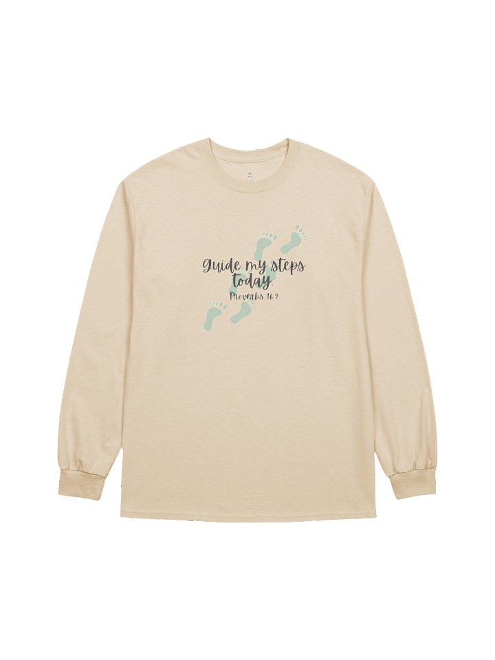 Guide My Steps Today — Light Long Sleeve Tee product image (3)