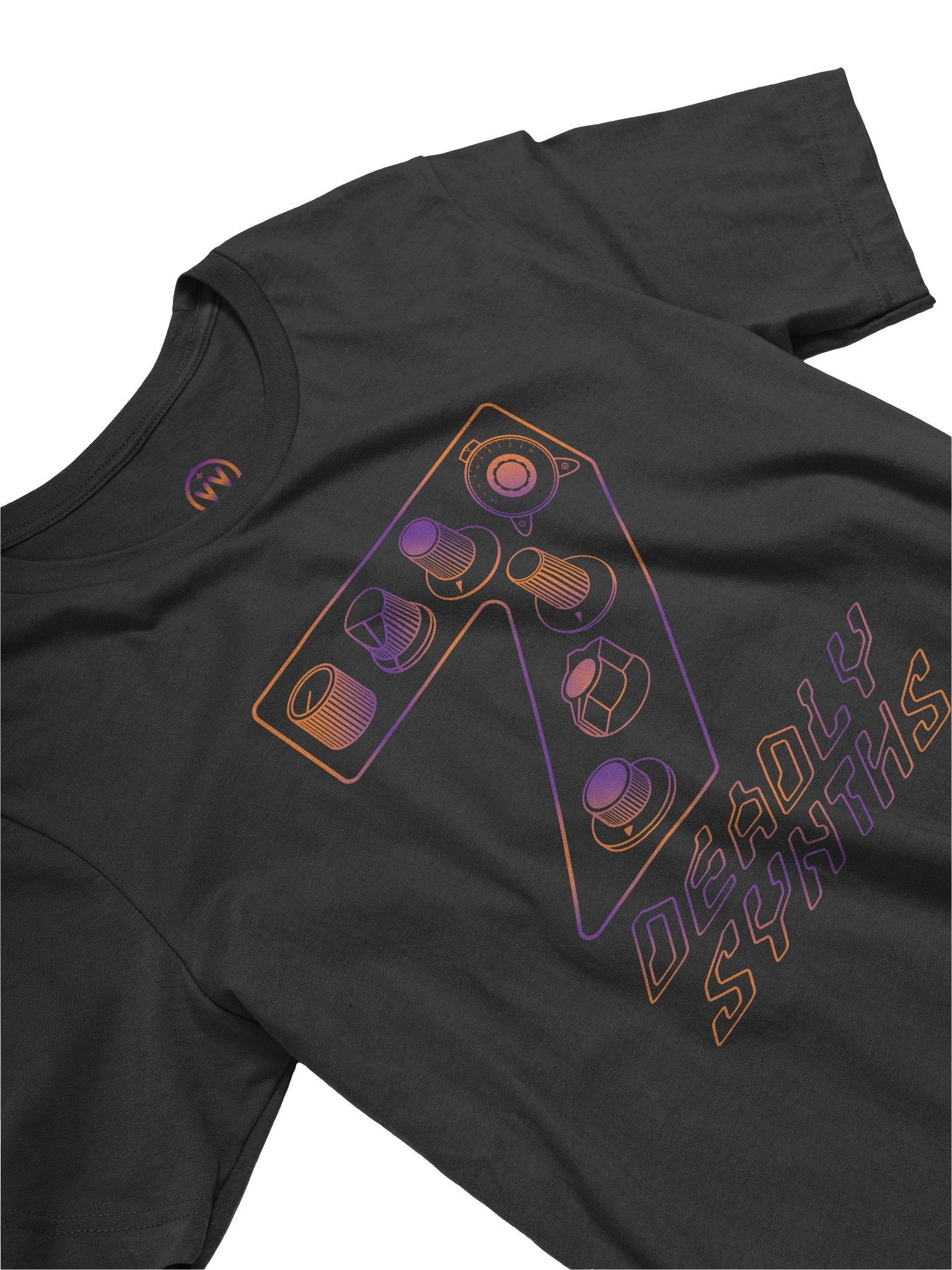 Seven Synth Legends T-Shirt - 7 Deadly Synths (Icons of Synthesis) product image (5)