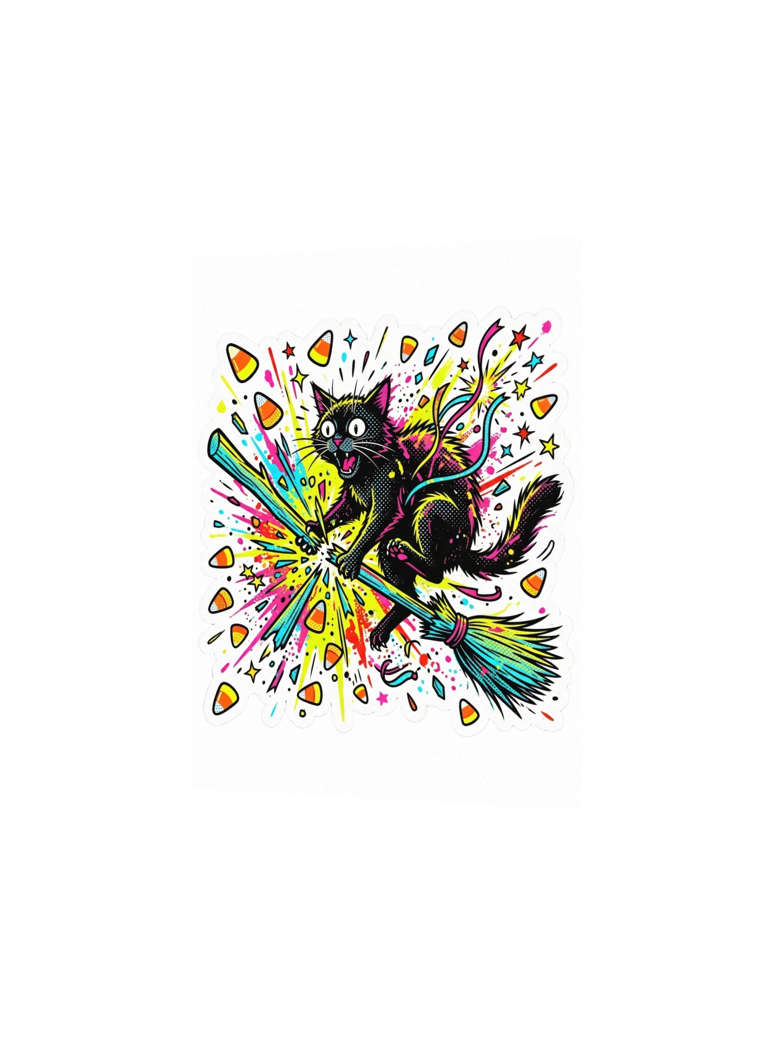 Broom Crash Cat Poster product image (26)