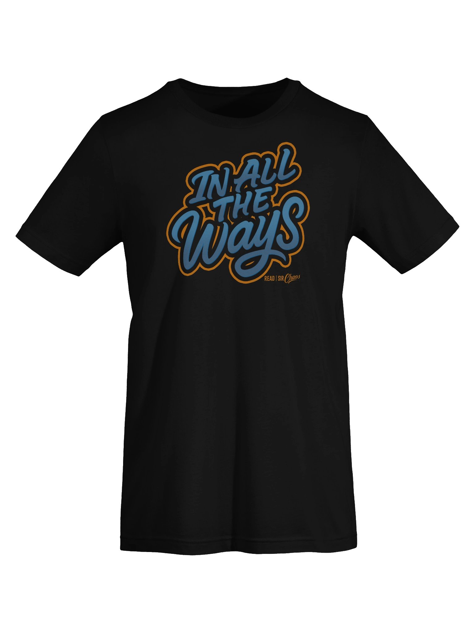 In All the Ways Tshirt (Blues and Orange) product image (7)
