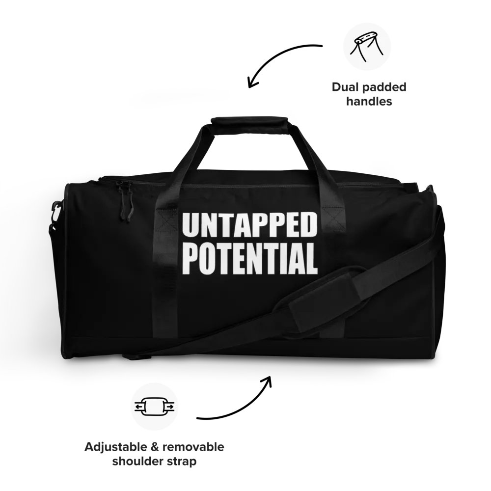Untapped Potential Black Duffle Bag product image (9)