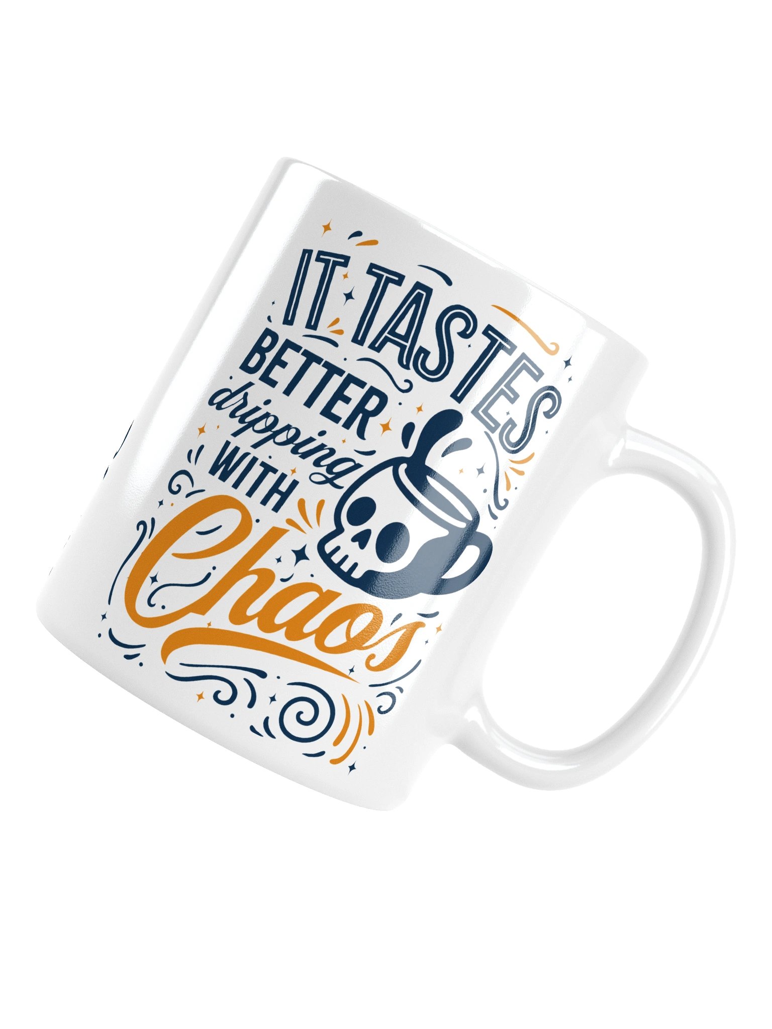 Dripping with Chaos White Coffee Mug product image (14)