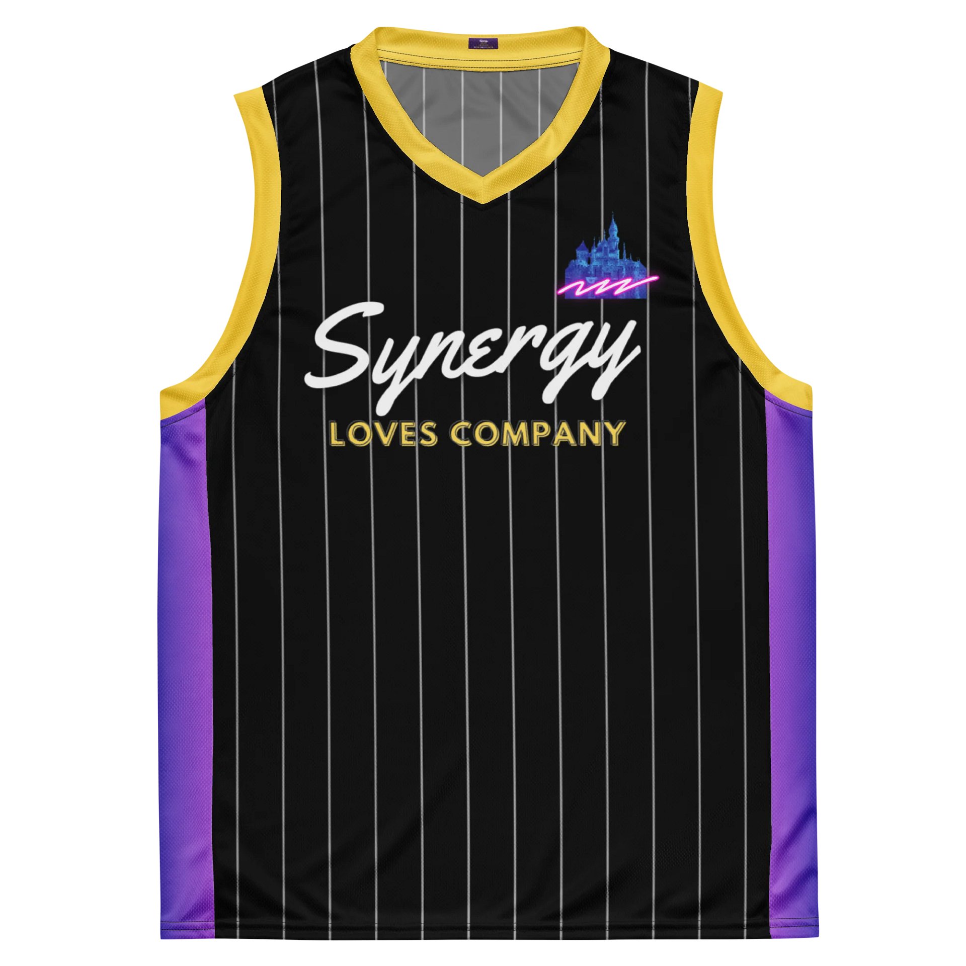 Castle Stripes Unisex Basketball Jersey product image (2)