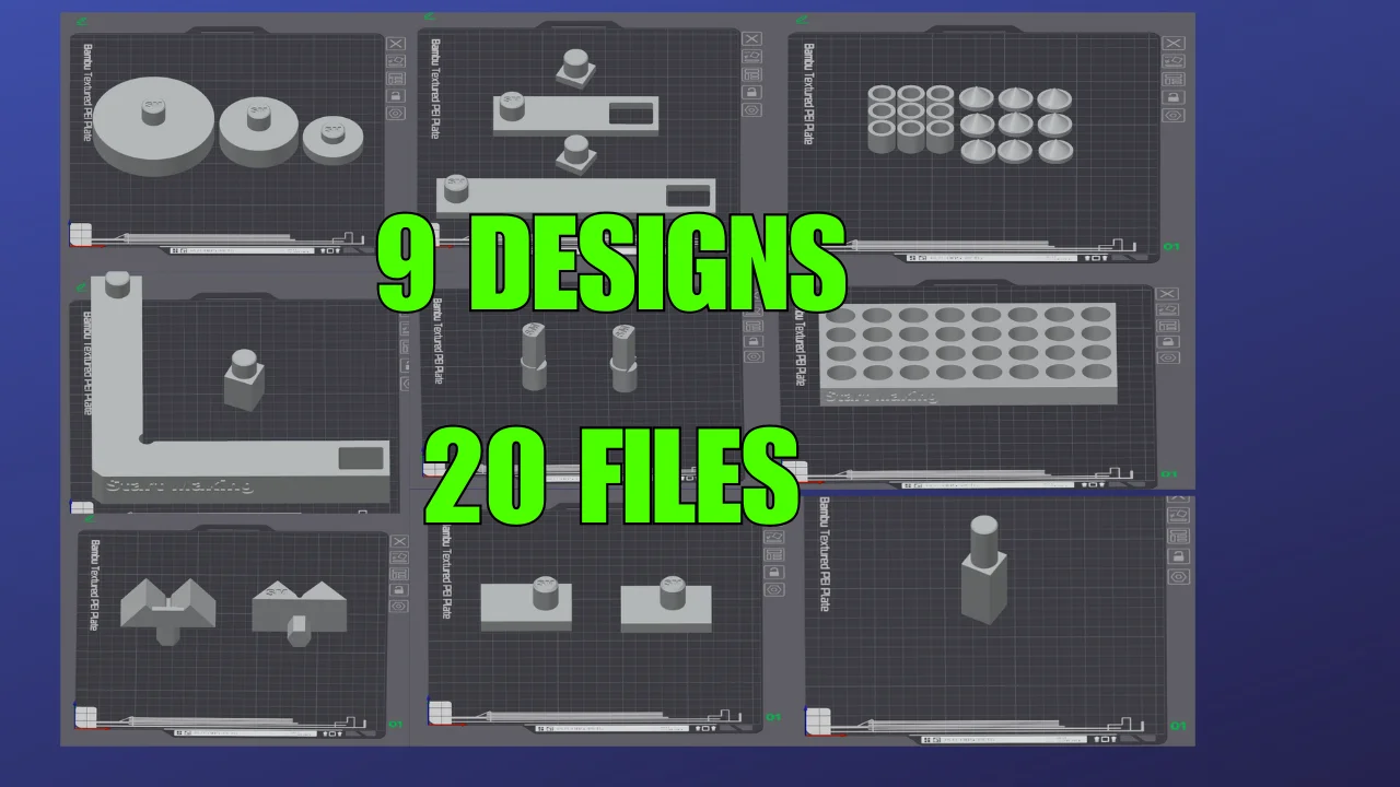 Bench Dog STL Print File Bundle for 20mm Dog Holes product image (10)