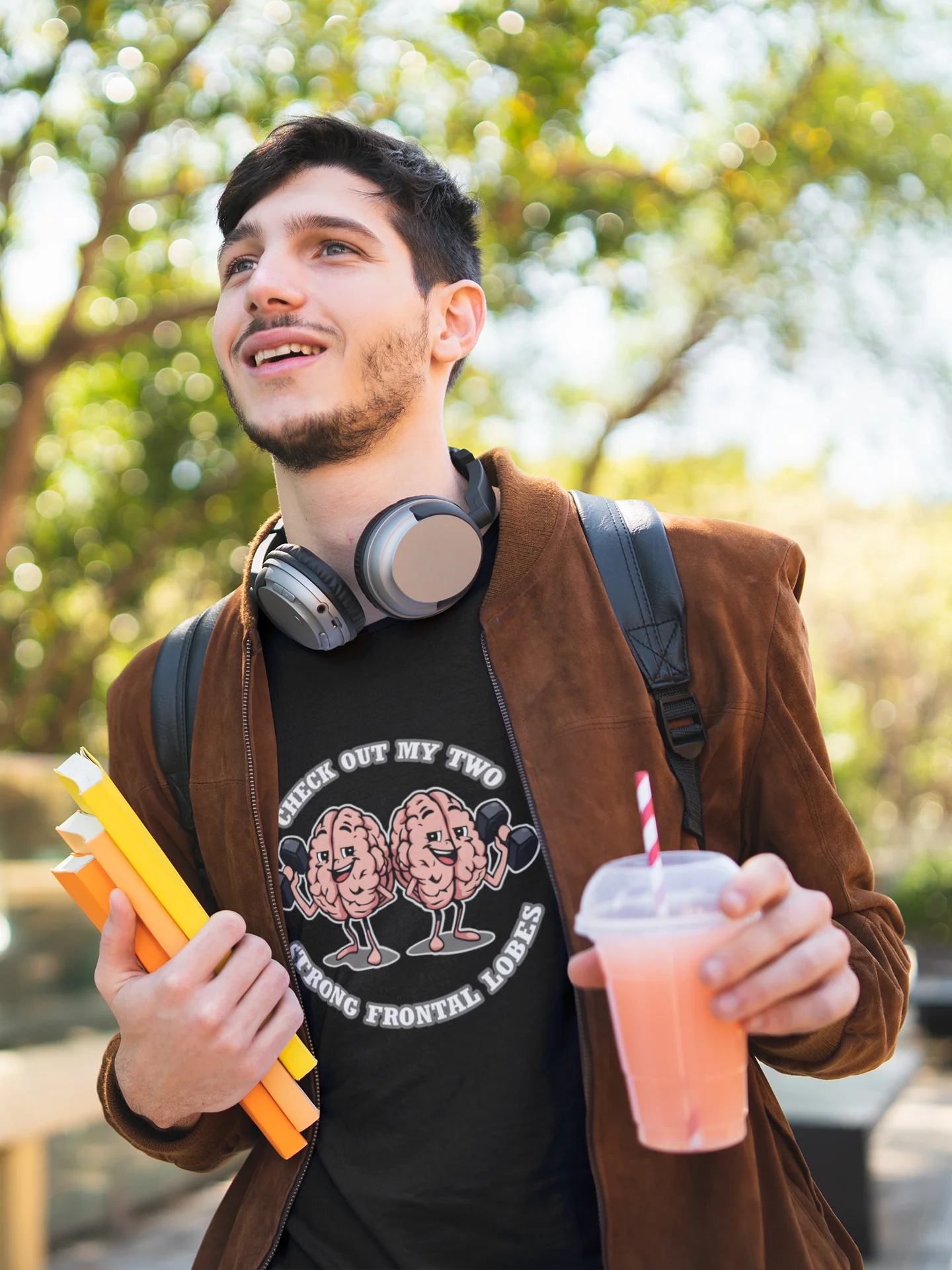 Two Strong Frontal Lobes Shirt - Funny Critical Thinking Tee product image (1)