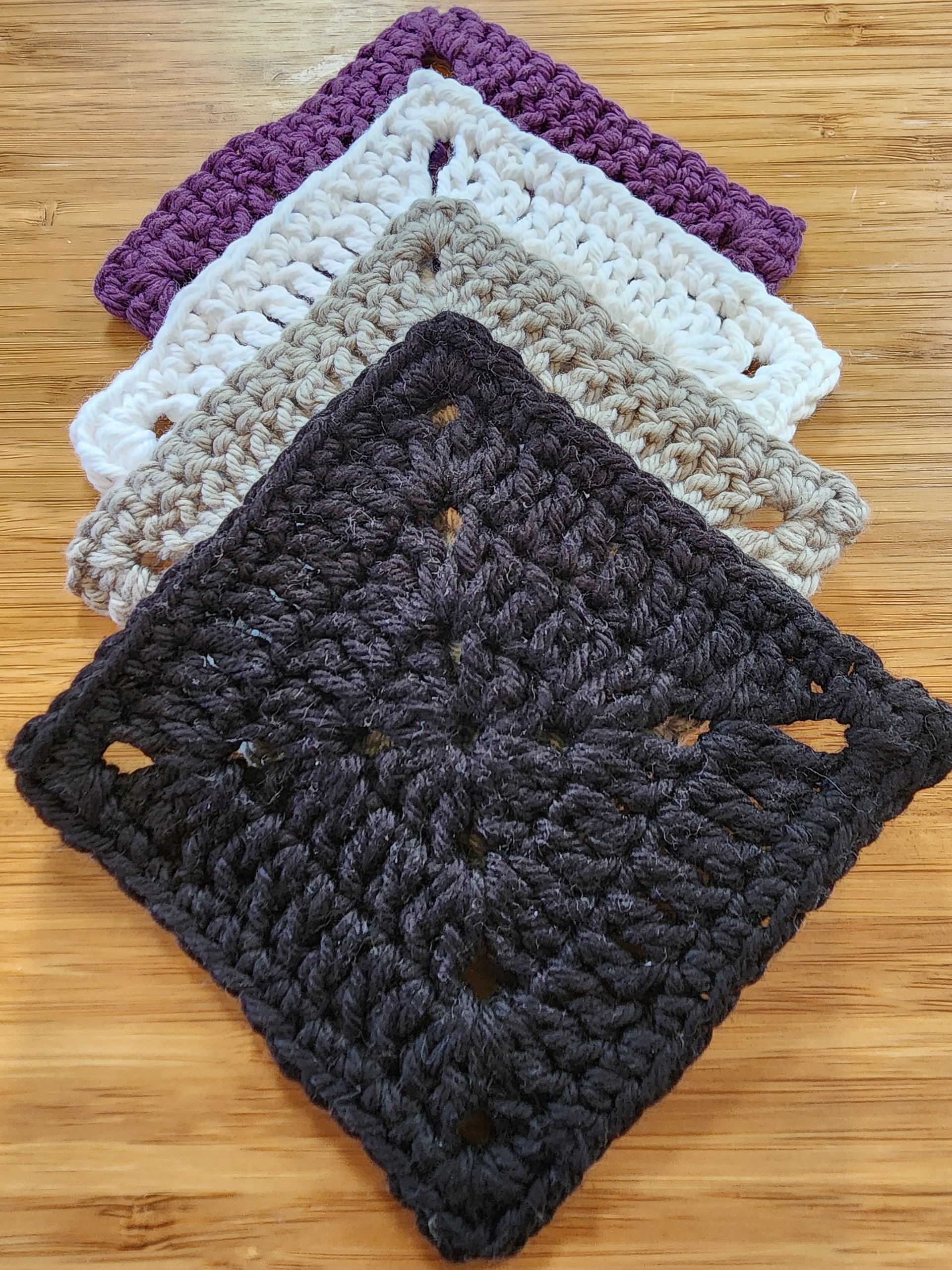 Crochet Rainbow Coaster Set: Handmade Cotton Pride Decor product image (5)