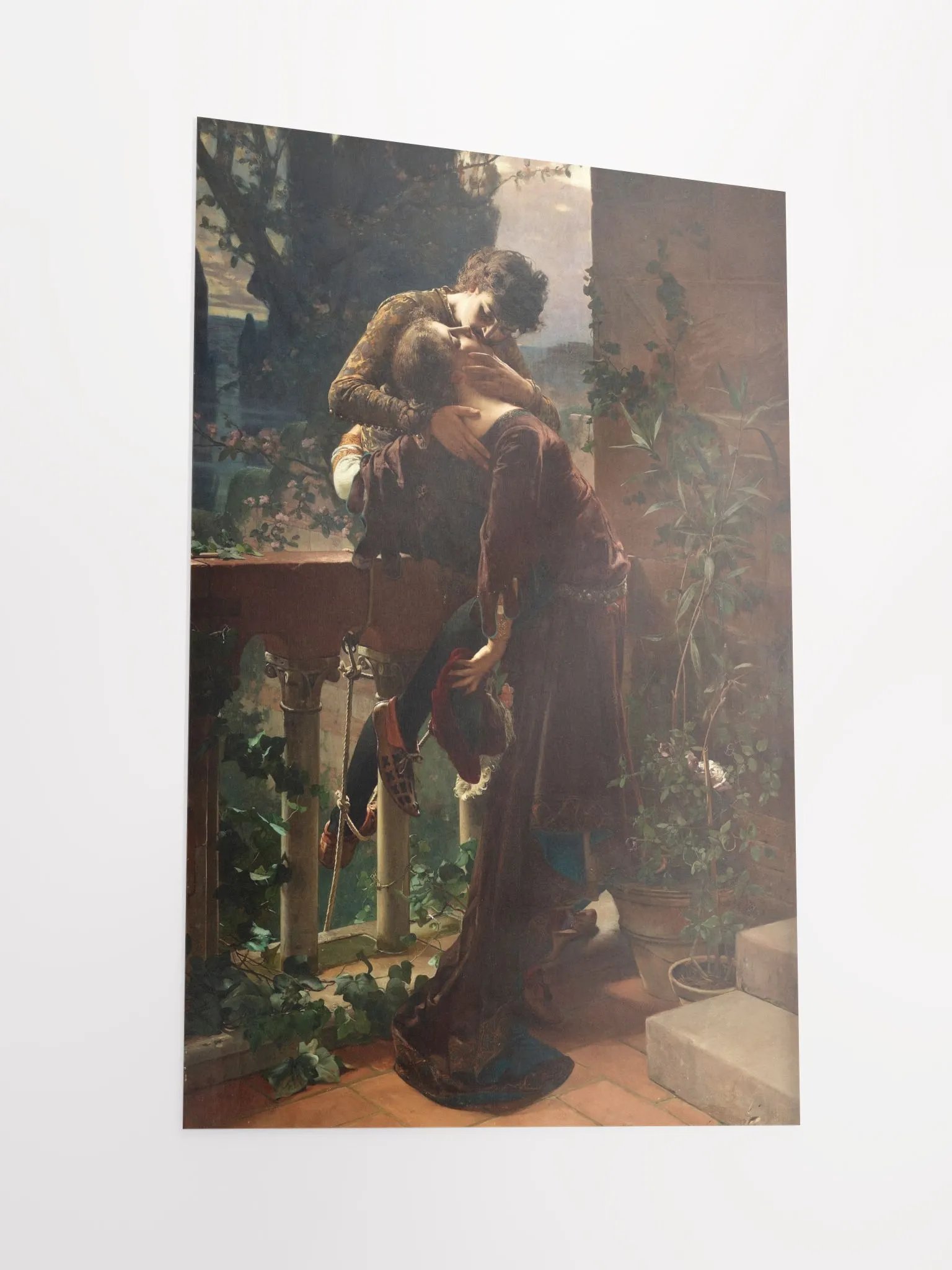 ''Romeo and Juliet on the Balcony'' by Julius Kronberg Poster (12
