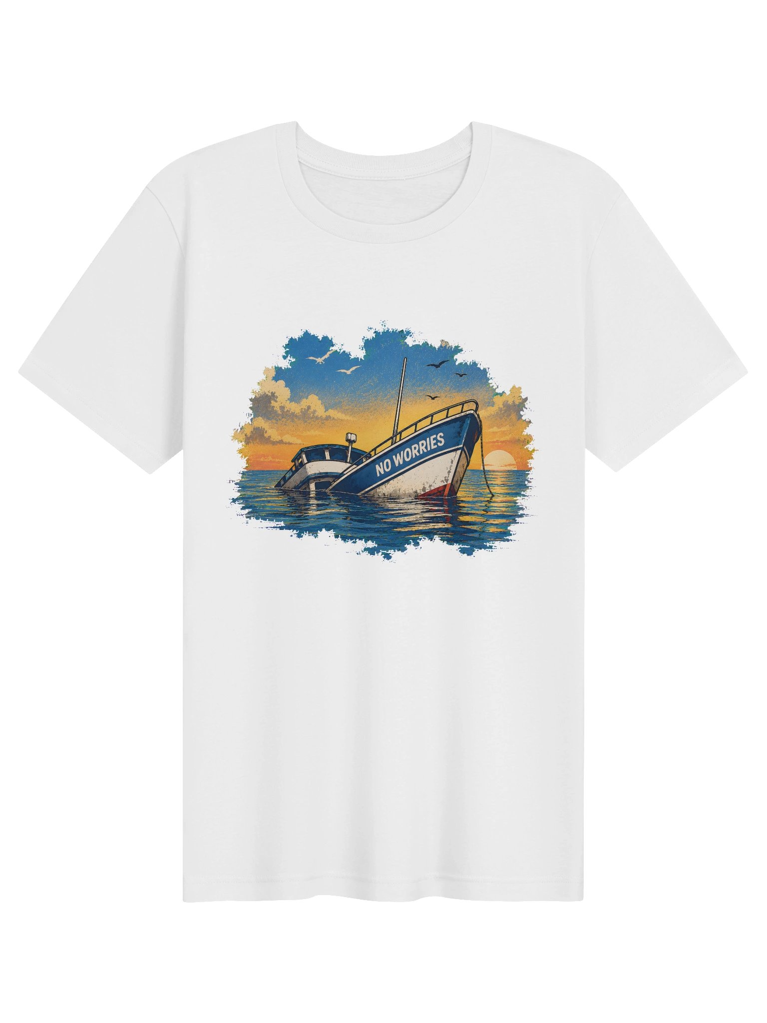 No Worries Boat Tee product image (1)
