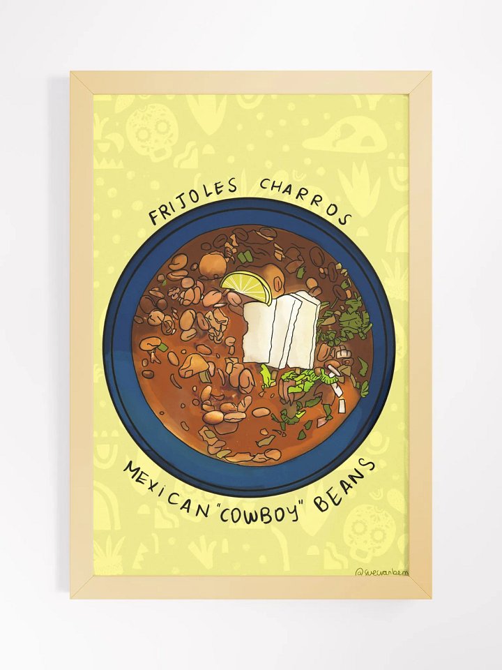 Frijoles Charros Framed Poster product image (1)