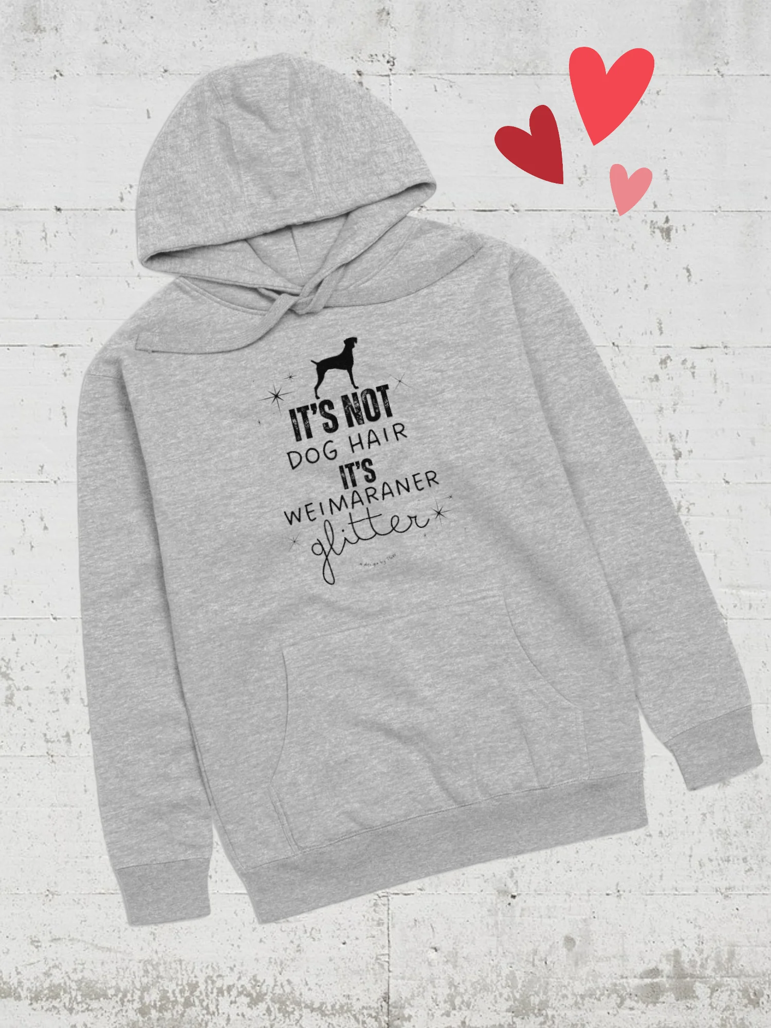 Weim Glitter - Cotton Heritage Unisex Premium Hoodie product image (1)