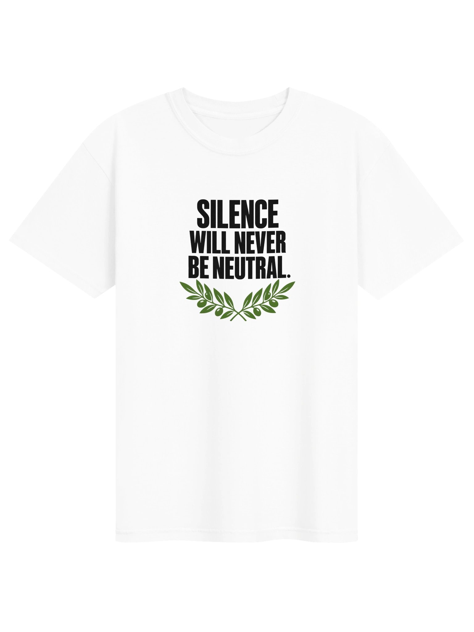 Silence Will Never Be Neutral T-Shirt: A Tribute to Our “Friend” Ed Sheeran white product image (1)
