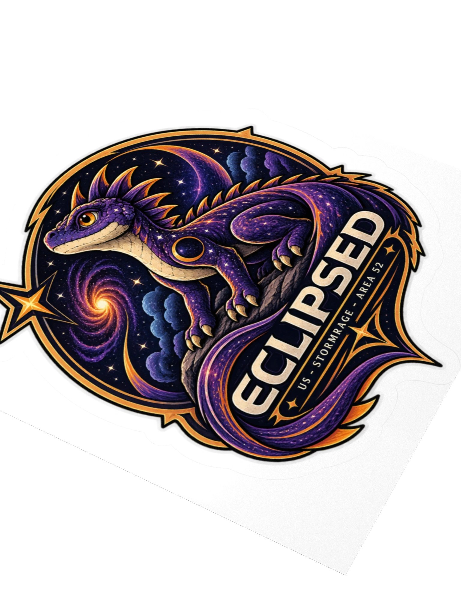 Eclipsed Lizard Sticker product image (3)