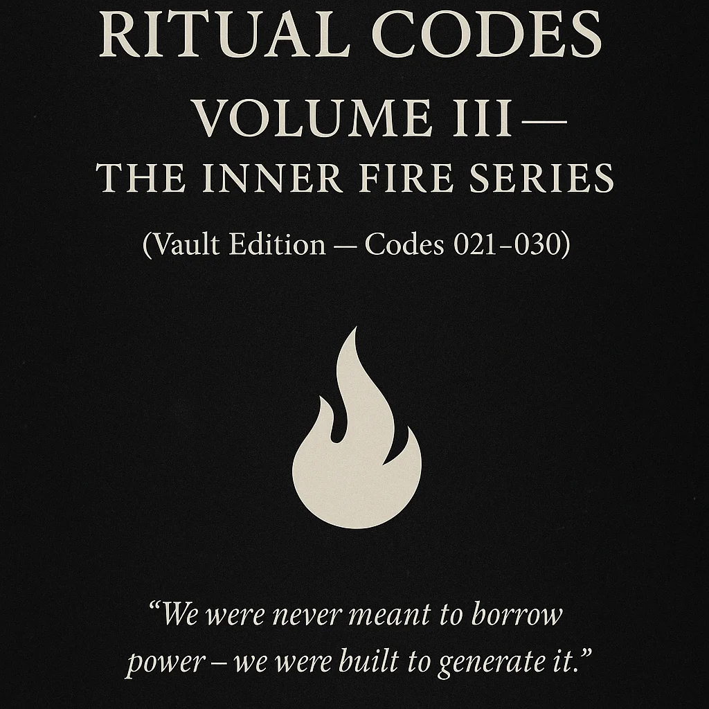 🔥 RITUAL CODES: VOLUME III THE INNER FIRE SERIES 🔥 (Vault Edition Codes 021–030) product image (1)