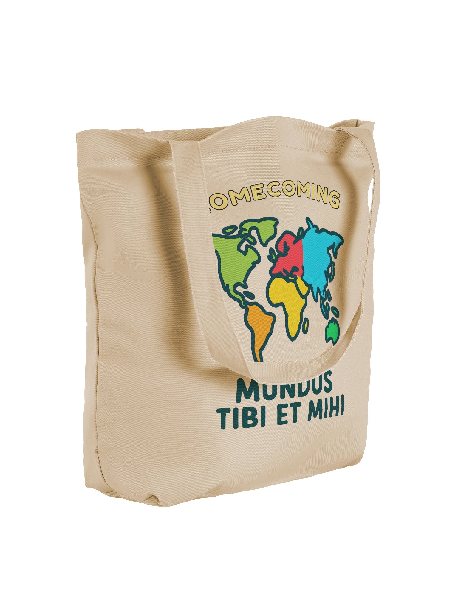 HOMECOMING - MUNDUS TIBI ET MIHI World Map Tote Bag product image (4)