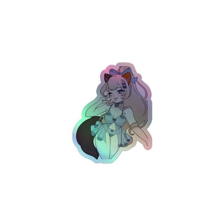 Waifu Holo Sticker product image (1)