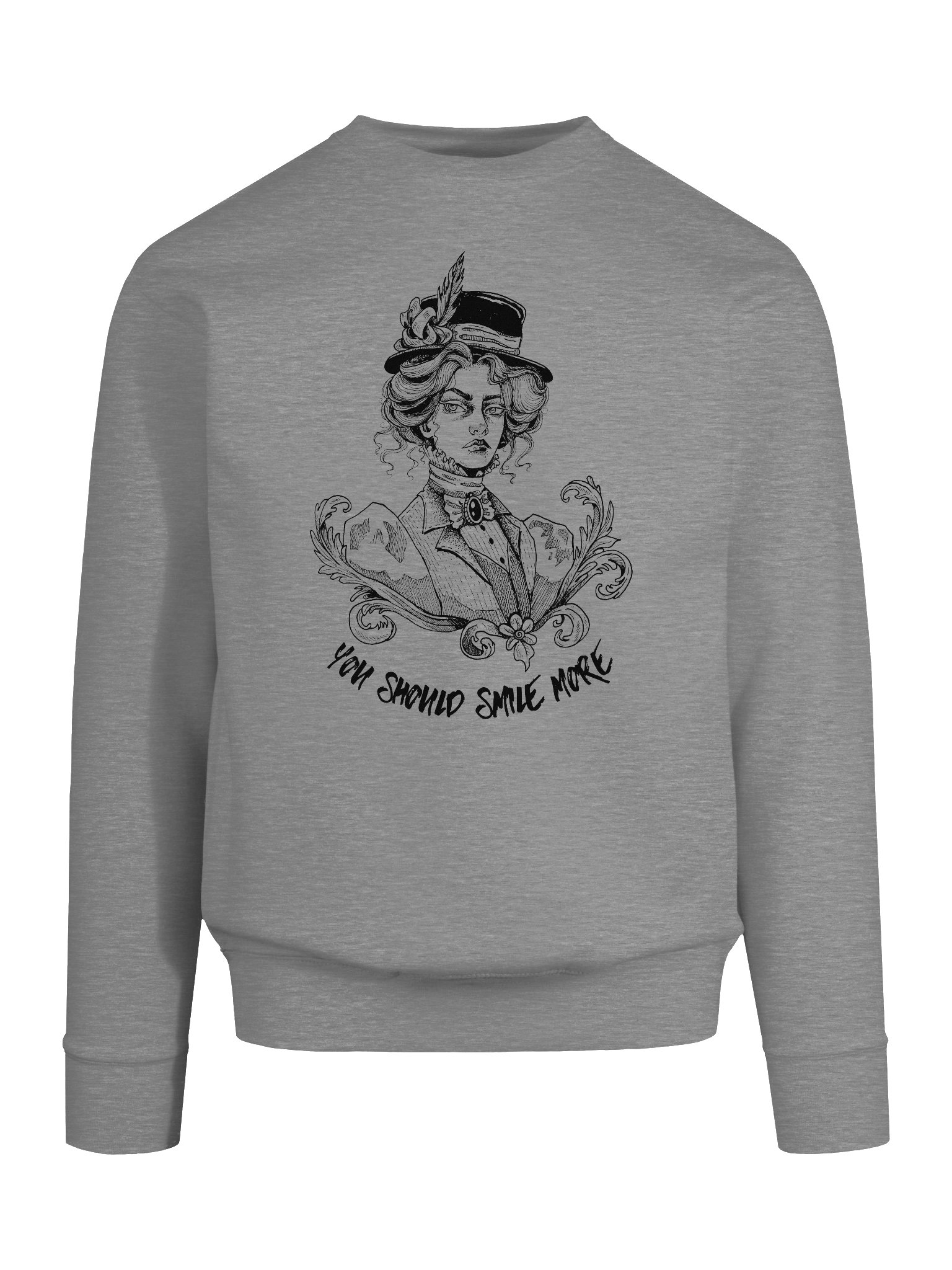 "SMILE MORE" Sweatshirt (Design #2) product image (3)