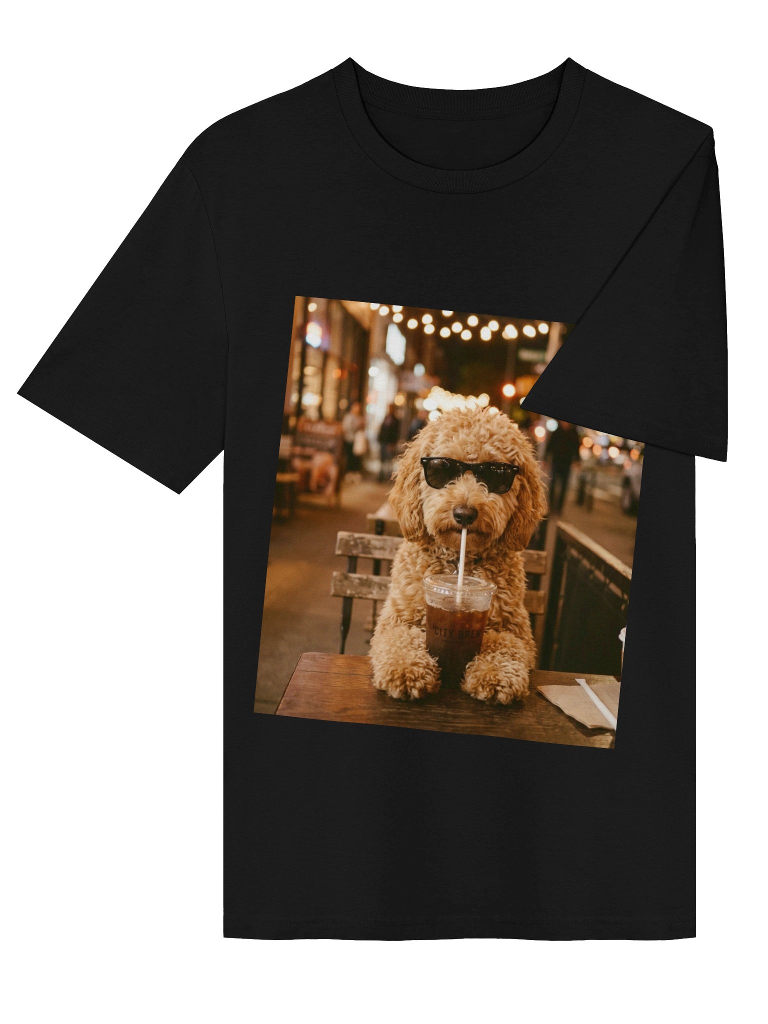 Coffee First, Walk Later – Funny Dog Shirt product image (4)