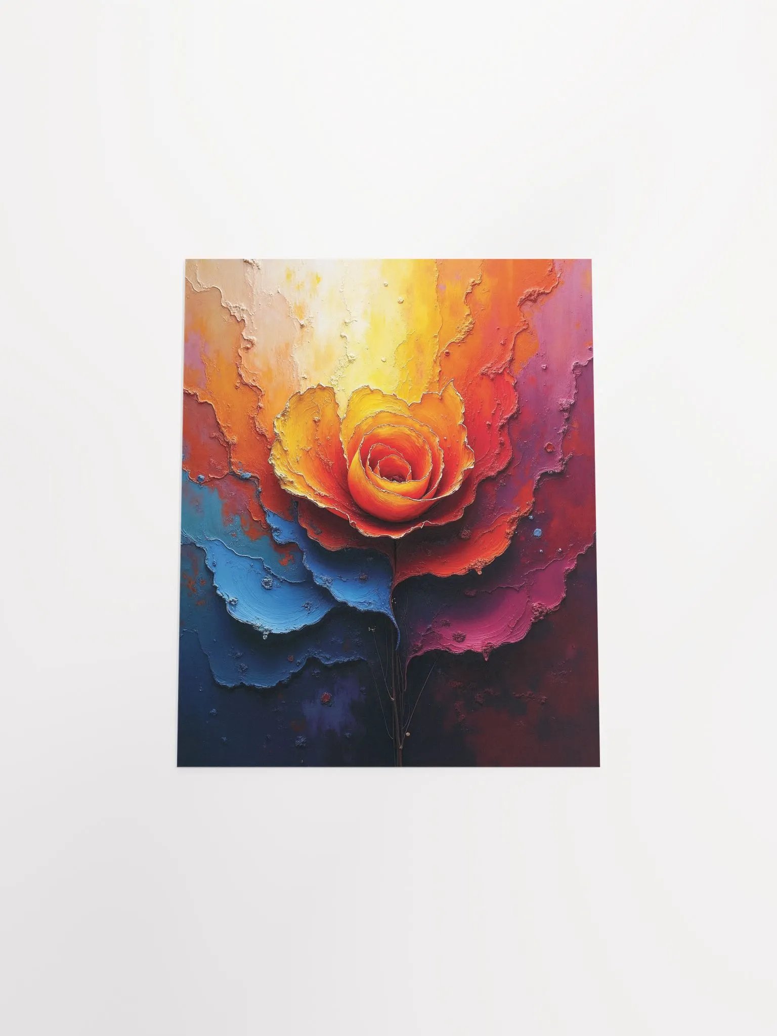 Vibrant Floral Burst Poster product image (1)