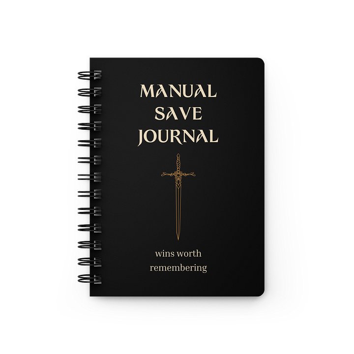 Manual Save Journal | Gratitude & Wins Notebook for Hard Days product image (1)
