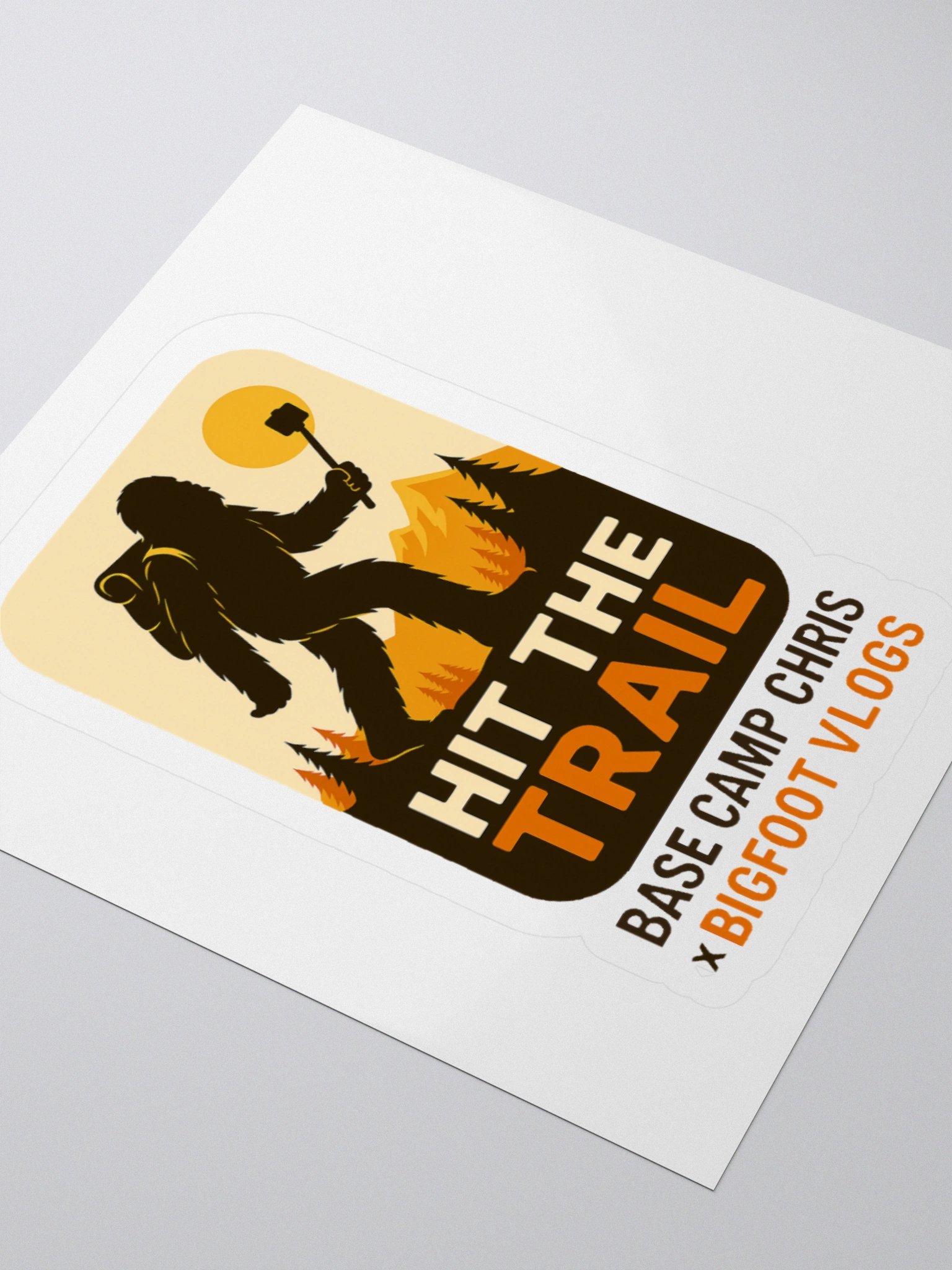 Hit the Trail Sticker product image (7)