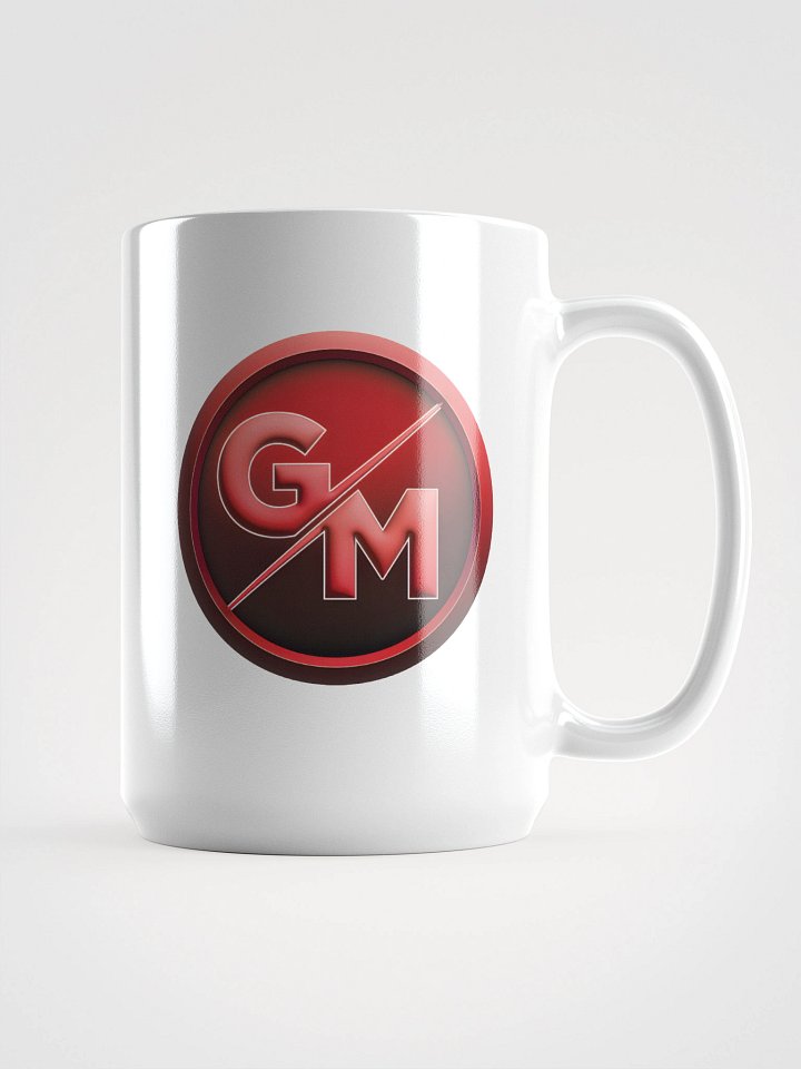 Grumblings Media Logo White Glossy Mug product image (2)