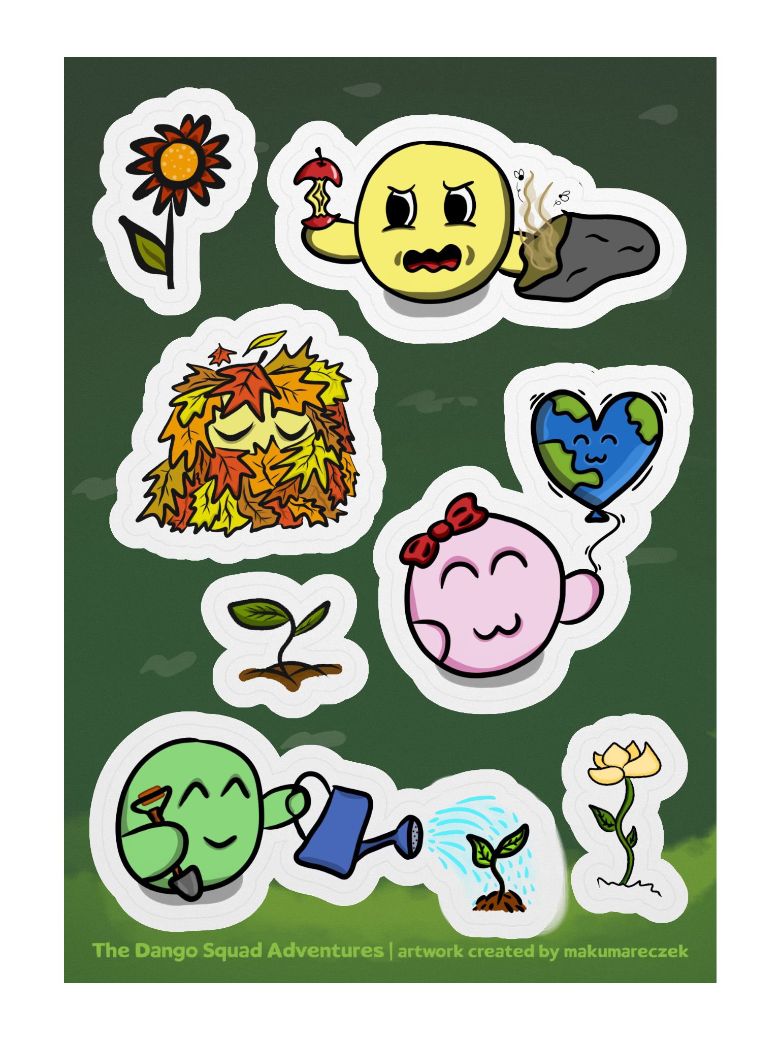 Earth Day Set - Kiss Cut Sticker Sheet product image (1)