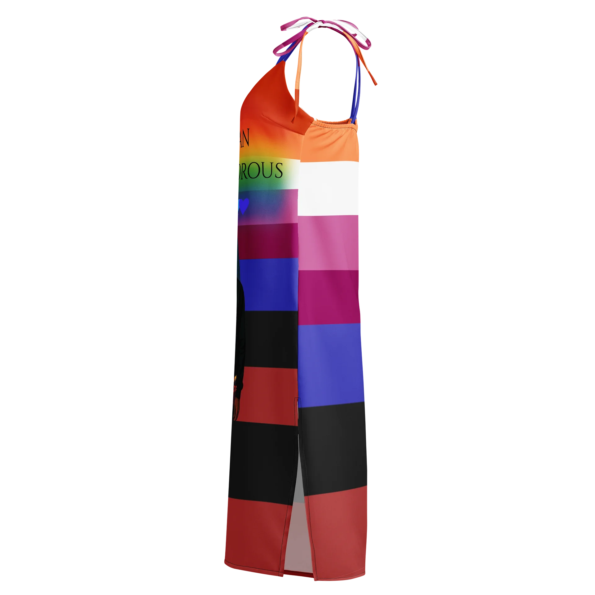 Lesbian Ambiamorous Pride Slip Dress product image (3)