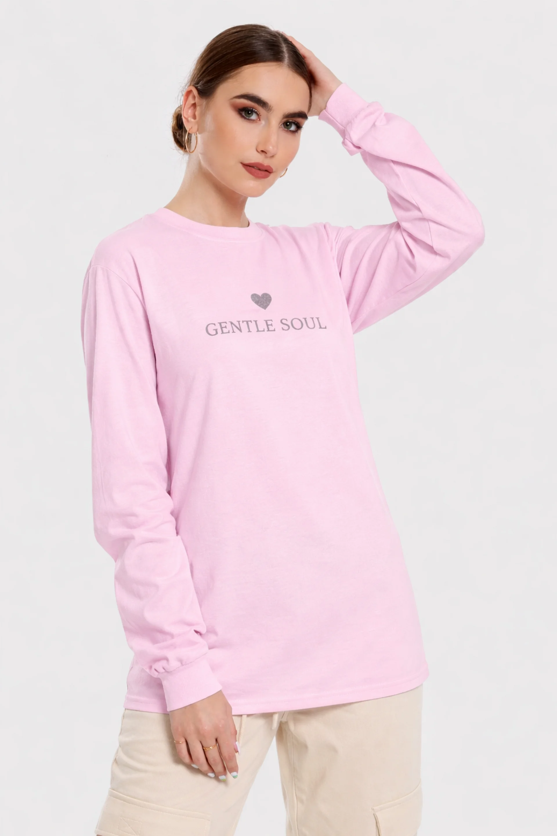 Gentle Soul Aesthetic Minimalist Long Sleeve Shirt product image (5)