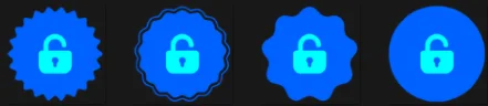 Super Huge BLUE Role Icon Pack product image (3)